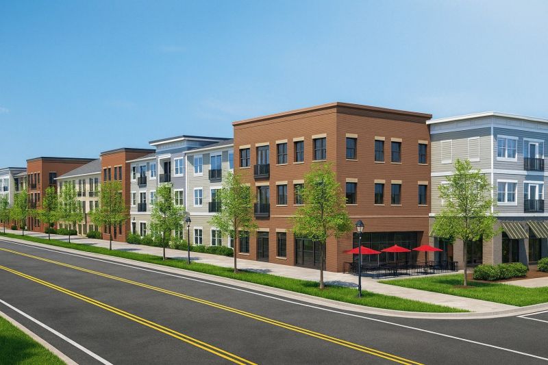 Brown Brick Construction