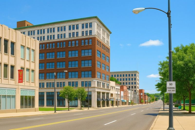 Brown Brick Construction