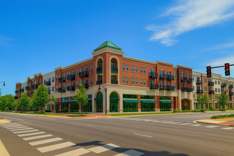 Brown Brick Construction