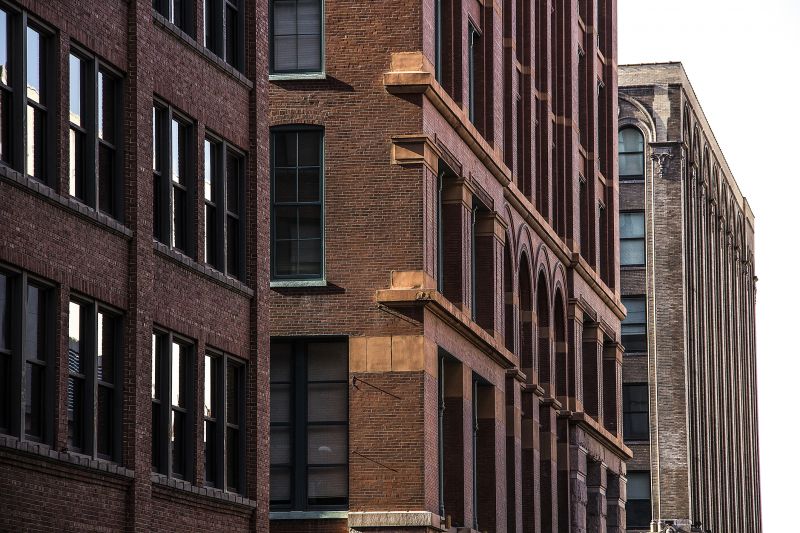 Architectural Details in Brown Brick